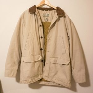 Men's L.L. Bean Quilted Lining Field Coat.
